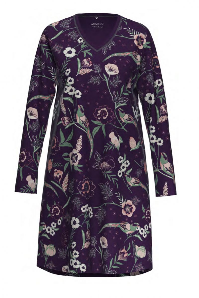 Ammann Nachtkleed paars 40 -