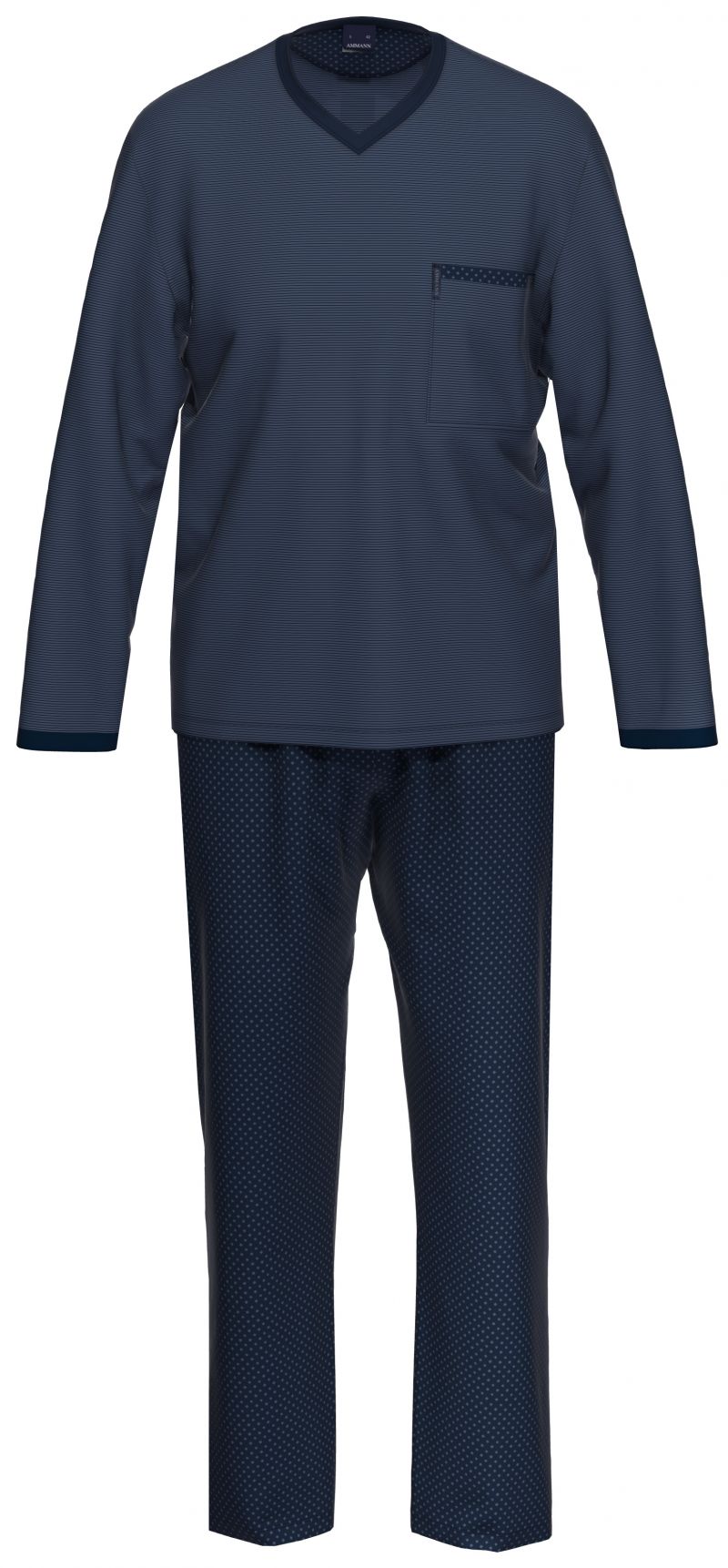 Ammann Pyjama blauw 54 -