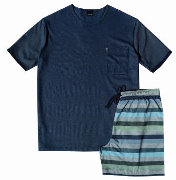 Ammann Pyjama blauw 56 -
