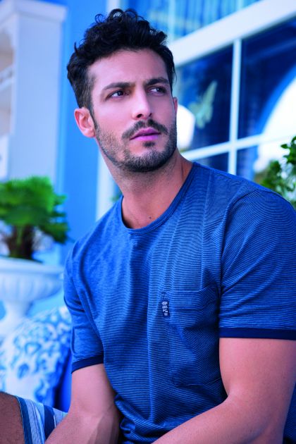 Ammann Pyjama blauw 56 -