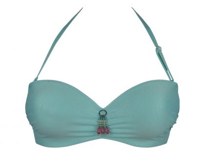 Antigel Bandeau bikini La muse des vagues turquoise 38 D