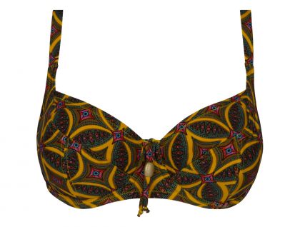 Antigel Niet voorgevormde Bikini met beugel geel 42 D