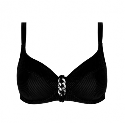 Antigel Niet voorgevormde Bikini met beugel zwart 40 D