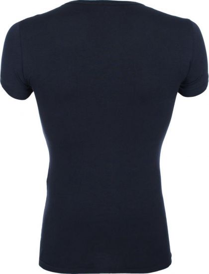 Armani T-shirt V-neck blauw L -