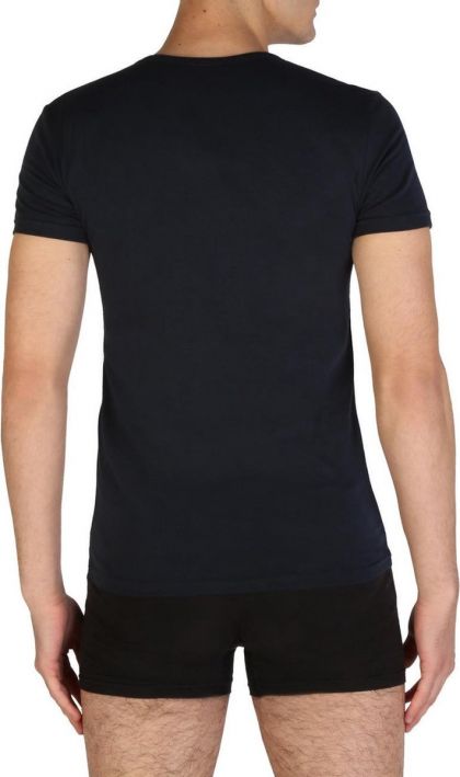 Armani T-shirt V-neck blauw L -