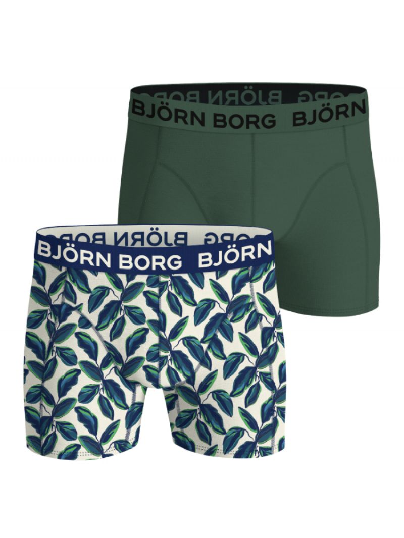 Bjornborg Bamboo cotton blend boxer 2P groen Xl -