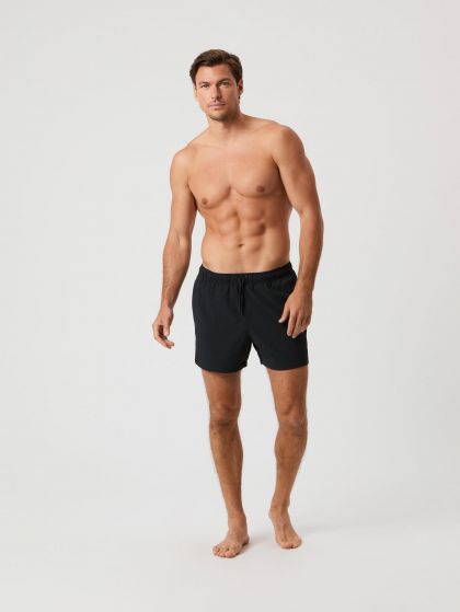 Bjornborg Borg Seersucker swim shorts zwart L -