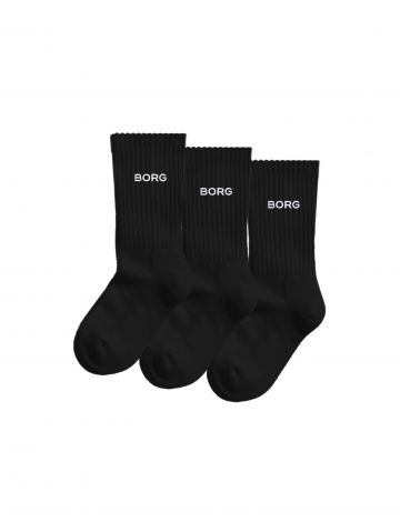 Essential crew sock 3P zwart