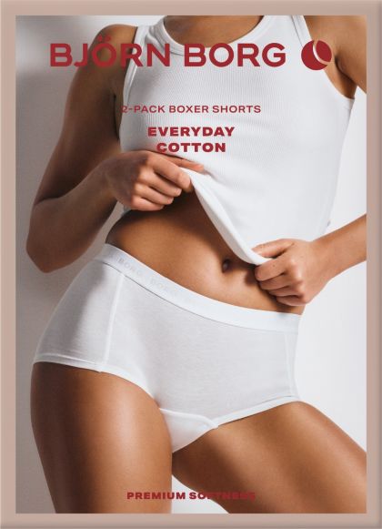 Bjornborg EVERYDAY COTTON BOXER SHORTS 3p blauw S -