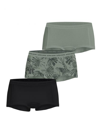 Bjornborg Everyday cotton boxer shorts 3P groen S -