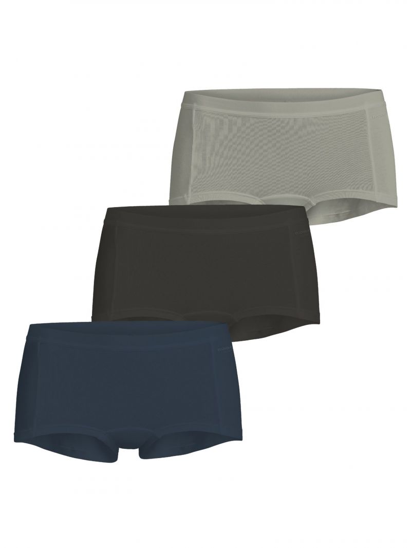 Bjornborg Minishorts 3Pack katoen blauw S -