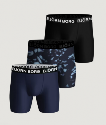 Bjornborg Performance Boxer 3P blauw M -