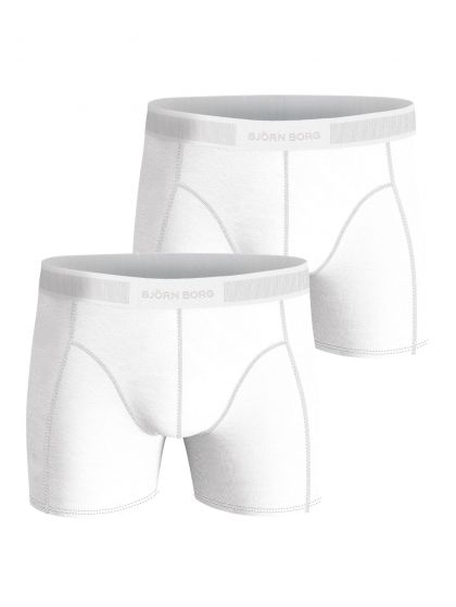 Bjornborg Premium cotton stretch boxer 2P wit S -