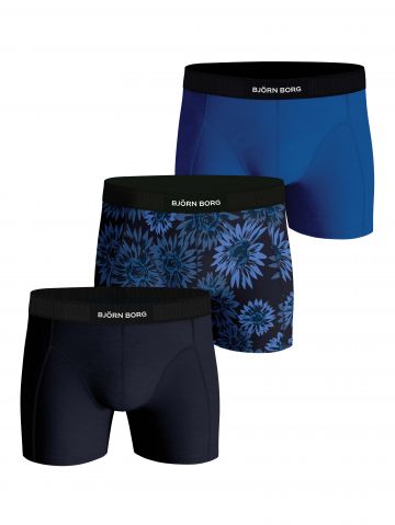Bjornborg Premium cotton stretch boxer 3P blauw Xl -