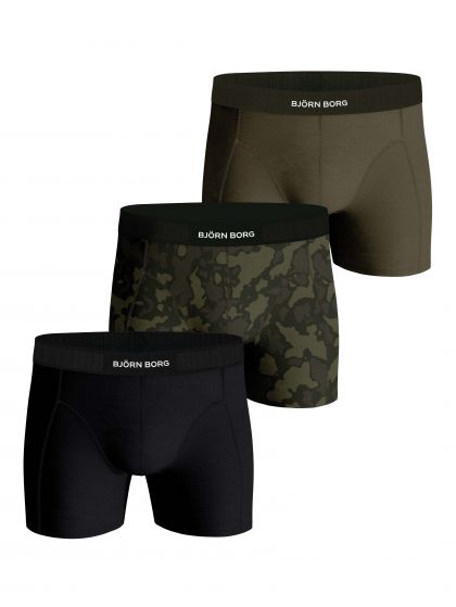 Bjornborg Premium cotton stretch boxer 3P kaki Xl -