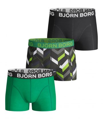 Bjornborg shorts for boys 3P groen 110/116 -