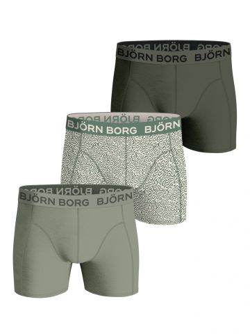 Bjornborg Shorts for Boys 3P kaki 158/164 -