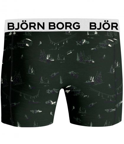 Bjornborg Shorts for Boys Combed Cotton 2P groen 134/140 -