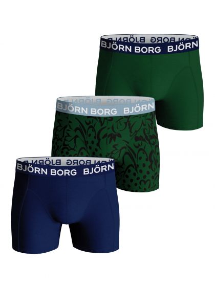 Bjornborg Shorts for Boys Cotton Stretch 3P groen 134/140 -