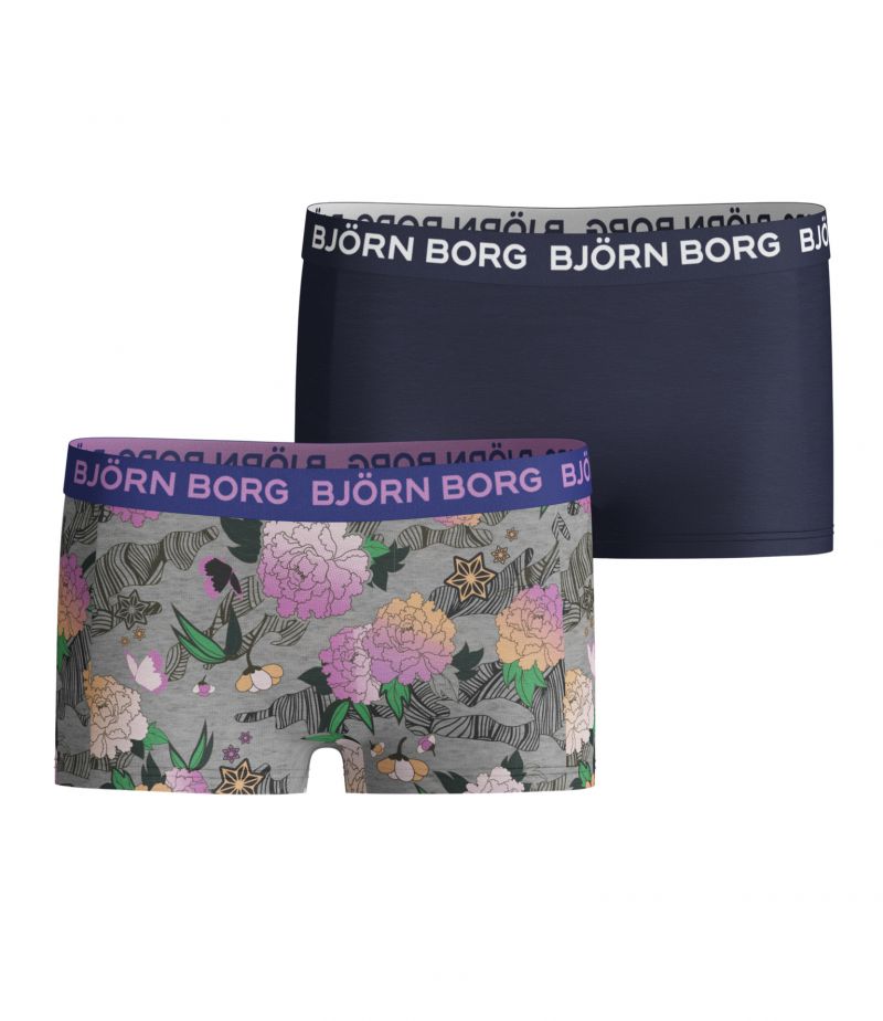 Bjornborg Shorts for Girls 2Pack katoen blauw 146/152 -
