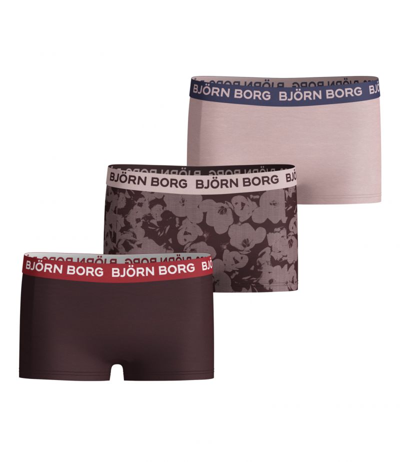 Bjornborg Shorts for Girls 3Pack katoen rood 158/164 -