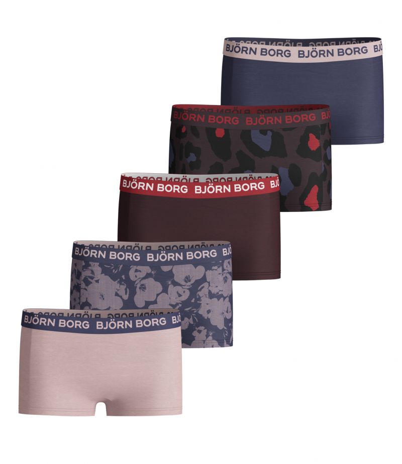 Bjornborg Shorts for Girls 5Pack katoen blauw 146/152 -