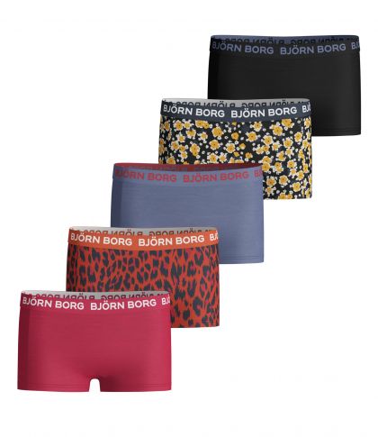 Bjornborg Shorts for Girls 5Pack katoen blauw 146/152 -