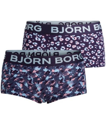 Bjornborg Shorts for her cotton stretch 2P blauw 36 -