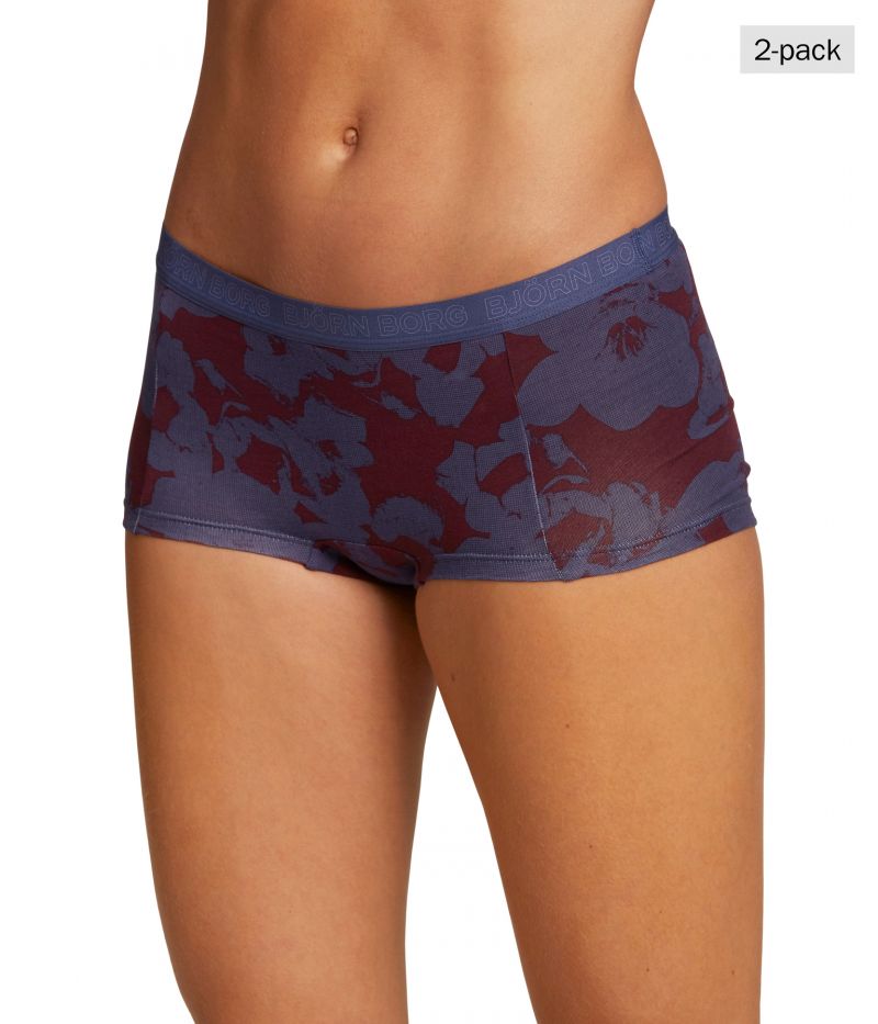 Bjornborg Shorts for her cotton stretch 2P blauw 38 -