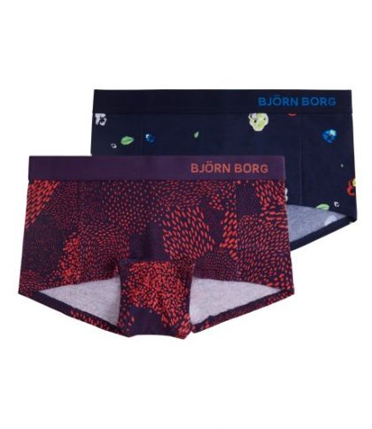 Bjornborg Shorts for her cotton stretch 2P blauw M -