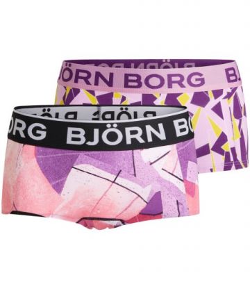 Bjornborg Shorts for her cotton stretch 2P roos 36 -