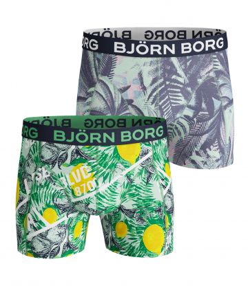 Bjornborg Shorts for him 2P Le Lemon groen Xl -