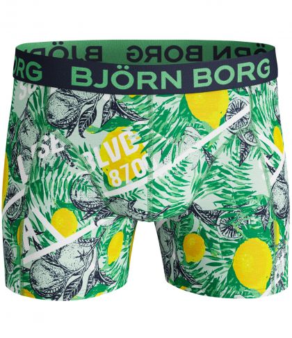 Bjornborg Shorts for him 2P Le Lemon groen Xl -