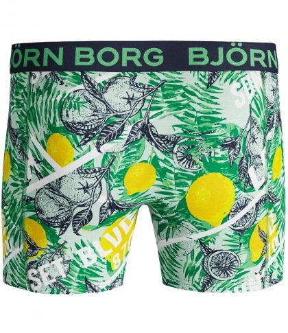 Bjornborg Shorts for him 2P Le Lemon groen Xl -