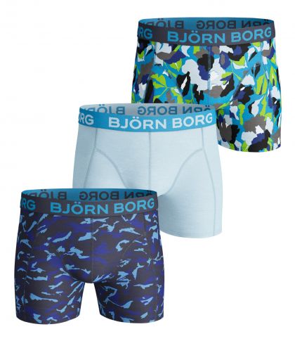 Bjornborg Shorts for Him 3P blauw S -