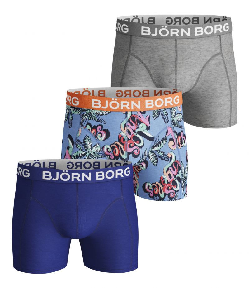 Bjornborg Shorts for Him 3P blauw S -