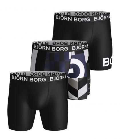 Bjornborg Shorts for Him Performance 3P blauw L -