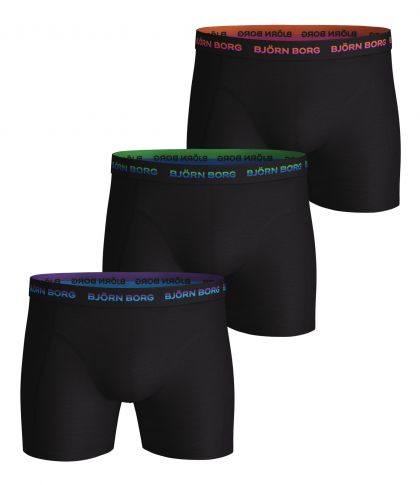 Bjornborg Shorts for Him 3P zwart M -