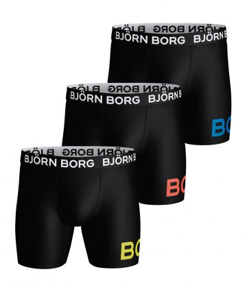Bjornborg Shorts for him 3P zwart Xs -