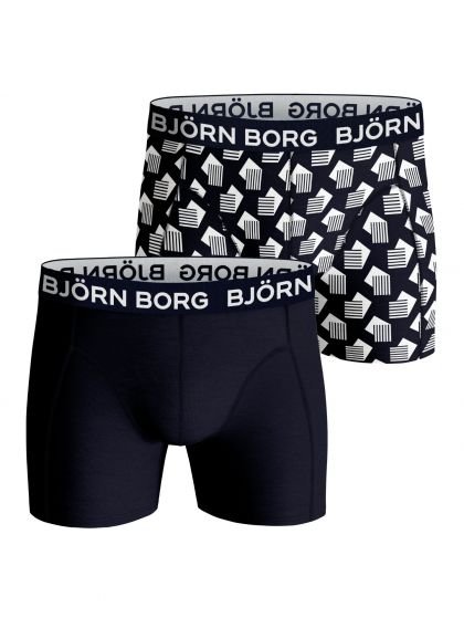 Bjornborg Shorts for Him Combed Cotton 2 Pack blauw Xl -