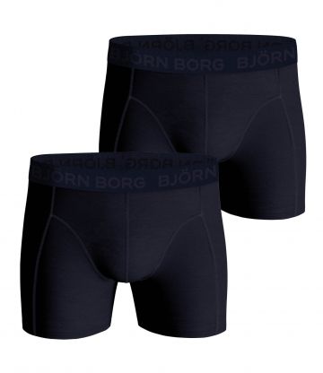 Bjornborg Shorts for Him Combed Cotton 2P blauw M -