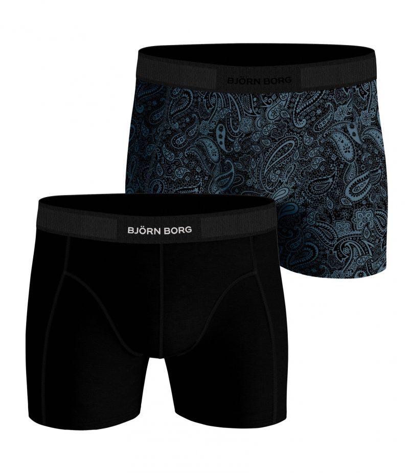 Bjornborg Shorts for Him Combed Cotton 2P blauw Xl -