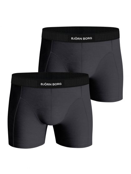 Bjornborg Shorts for Him Combed Cotton 2P grijs M -