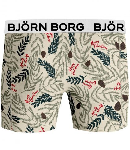 Bjornborg Shorts for Him Combed Cotton 2P groen M -