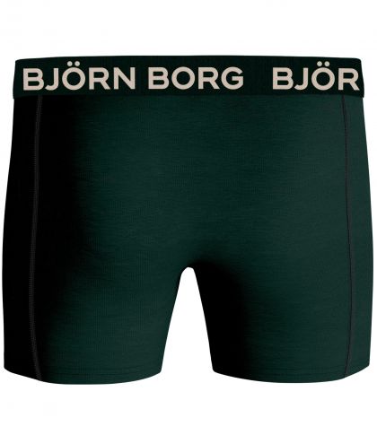 Bjornborg Shorts for Him Combed Cotton 2P groen M -