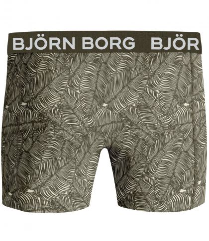 Bjornborg Shorts for Him Combed Cotton 2P groen M -