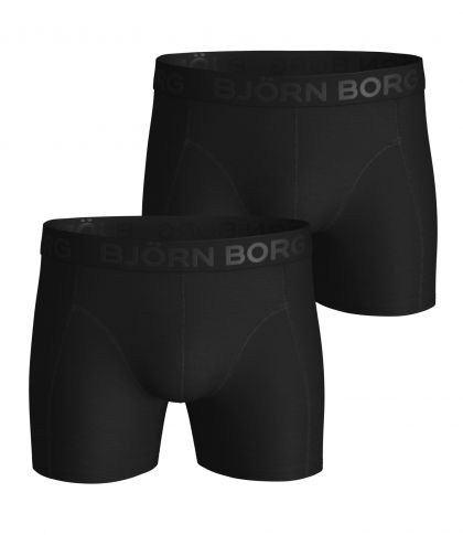 Bjornborg Shorts for Him Combed Cotton 2P zwart Xxl -