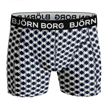 Bjornborg Shorts for Him Combed Cotton 3P blauw M -