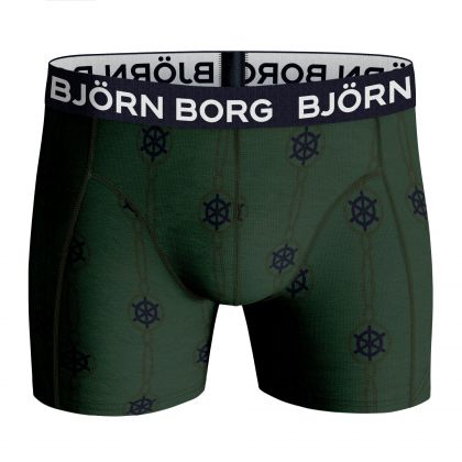Bjornborg Shorts for Him Combed Cotton 3P groen Xl -