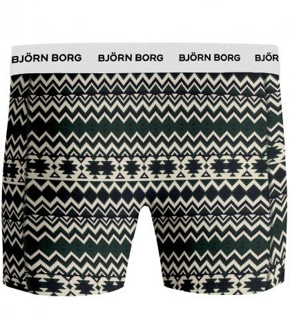 Bjornborg Shorts for Him Cotton Stretch 3 Pack blauw M -